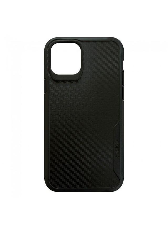 Yesido Carbon Fiber Case Cover For IPhone 12 Pro Black - SW1hZ2U6NTQyMTE2