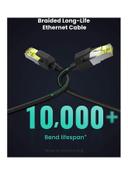 UGREEN Ethernet Cable, Braided Cat 7 Gigabit Lan Network RJ45 Cord 10Gbps 600MHz High Speed Patch Wire F/FTP Compatible with PS4,PS5, WiFi Extender, Smart TV, Swicth -1M Black - SW1hZ2U6NTQzNDI1