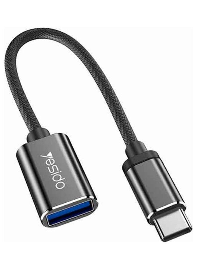 محولة من USB-A الى Type-C أسود OTG Super Fast USB 3.0 Data Transmission - YESIDO