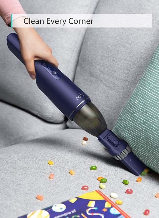 مكنسة سيارة كهربائية لاسلكية محمولة يوفي eufy HomeVac H11 Ultra Lightweight Pure Cordless Handheld Vacuum Cleaner