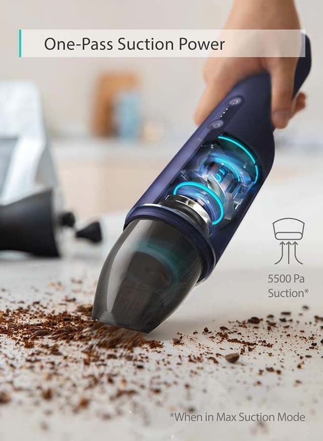 مكنسة سيارة كهربائية لاسلكية محمولة يوفي eufy HomeVac H11 Ultra Lightweight Pure Cordless Handheld Vacuum Cleaner