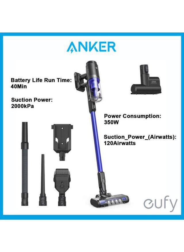 Eufy HomeVac S11 Go 120 W T2501K11 Black/Purple