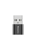 محول OTG صغير من Type-C إلى 2.0 USB أسود | Yesido Type-C To USB Adapter