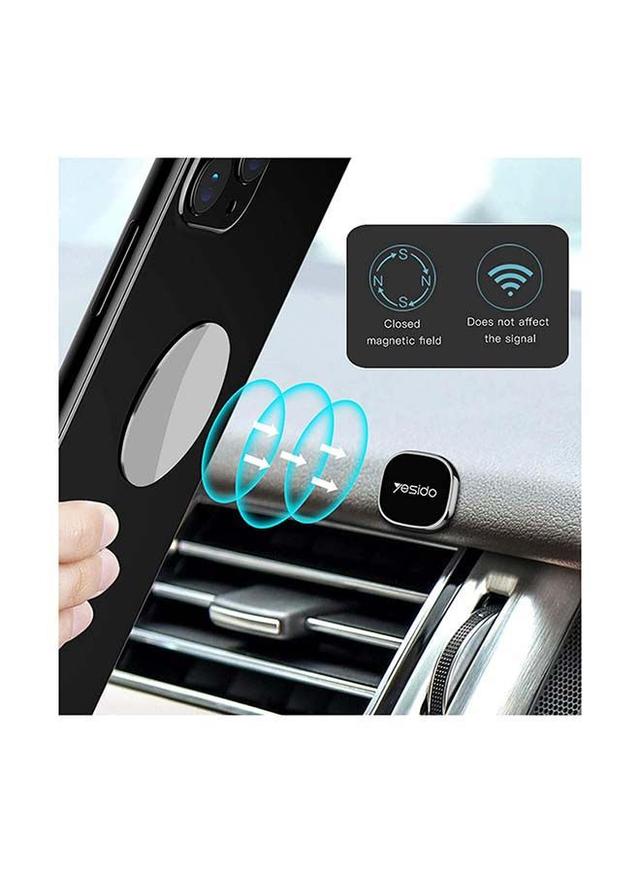 ستاند موبايل للسيارة Super Mini Magnetic Car Phone Holder Stand - YESIDO - SW1hZ2U6NTQzOTUw