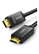 UGREEN DP to HDMI Cable 4K UHD Male to Male Displayport to HDMI Video Cord DisplayPort to HDTV Monitor Wire Compatible with PC Laptop Smart TV Camera- 2M Black