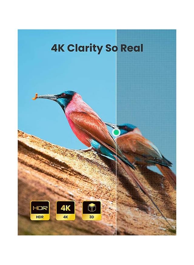 UGREEN HDMI Extension Cable Male to Female HDMI Extender Cord 4K Compatible for TV Stick, Roku Stick, PS5 PS4 PS3, Blu Ray Player,HDTV Laptop PC - 1M Black