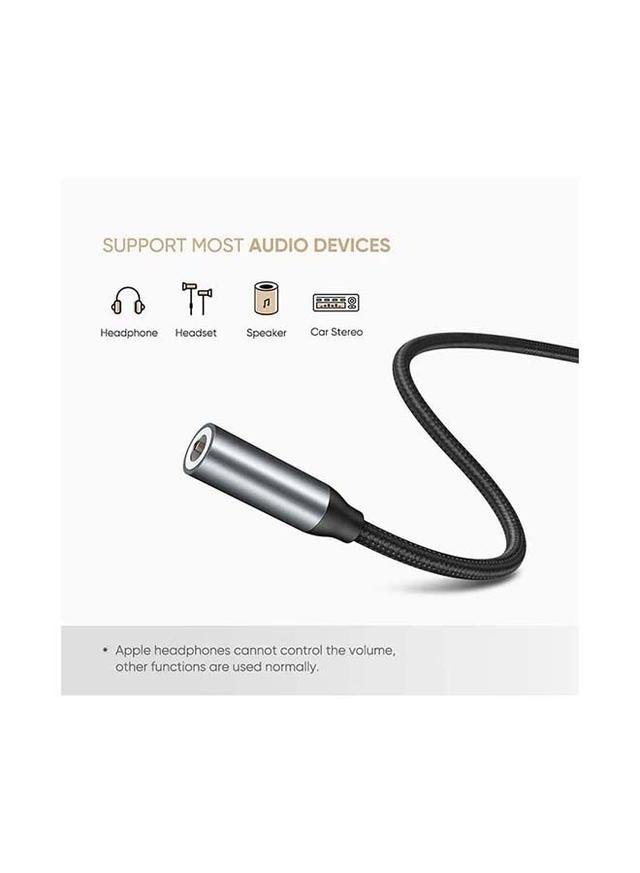 UGREEN USB C to 3.5mm Headphone Adapter to Aux Adapter Audio Jack Dongle Adapter for Huawei P20 P20 Pro Mate 10 Pro Xiaomi Mi 8 Oneplus Grey - SW1hZ2U6NTQzMzk1