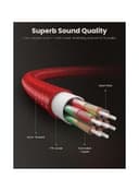 UGREEN Apple Headphones Adapter Red