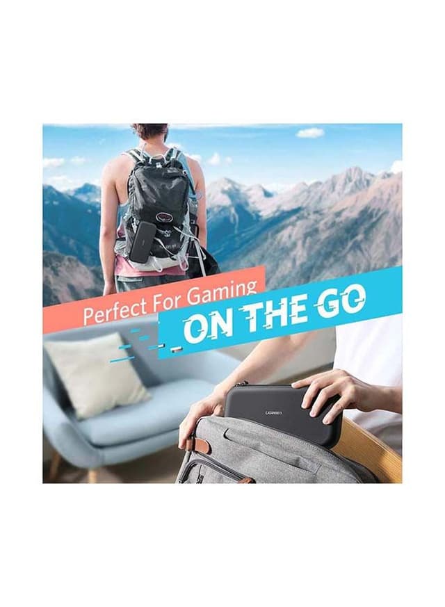 UGREEN Case for Nintendo Switch Shockproof Waterproof Switch Cover Carrying Sleeve Compatible with Nintendo Switch Console Travel Carrying Switch Bag with Carved soft Liner Black