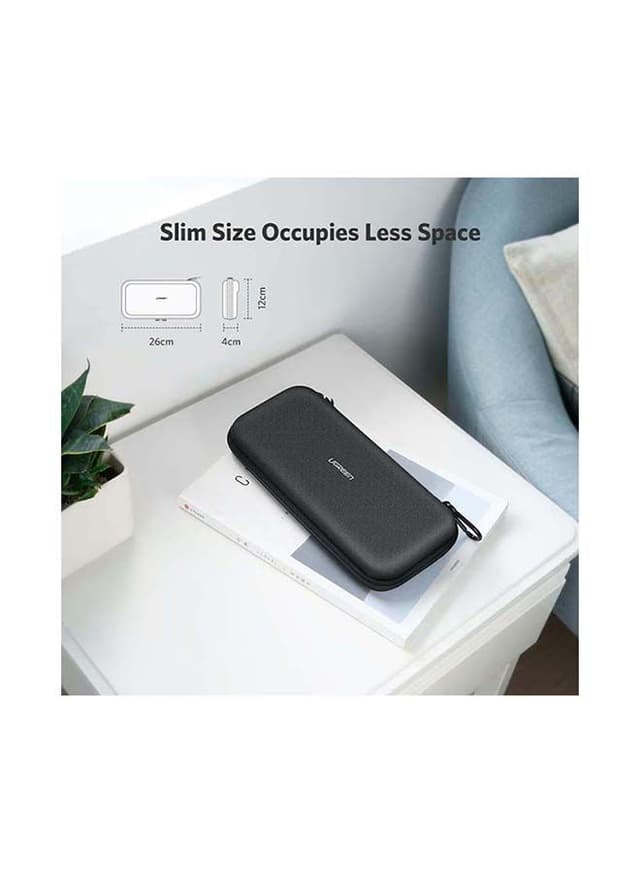 UGREEN Case for Nintendo Switch Shockproof Waterproof Switch Cover Carrying Sleeve Compatible with Nintendo Switch Console Travel Carrying Switch Bag with Carved soft Liner Black