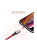 كيبل شحن ايفون ( من USB الى Lightning  ) - احمر UGREEN - iPhone Charging Cable [MFi Certified] A to C Lightning