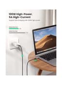 UGREEN USB-C to C Cable 1M 100W Power Delivery USB C 3.1 Gen 2 10Gbps 4K Video Compatible for iPad mini 6/Pro 2020,MacBook Pro/Air,Matebook,Chromebook,Samsung Galaxy, Pixel, NS Black