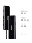 محول C Hub إلى اتش دي ام اي 6 In 1 Type C Hub To HDMI Adapter