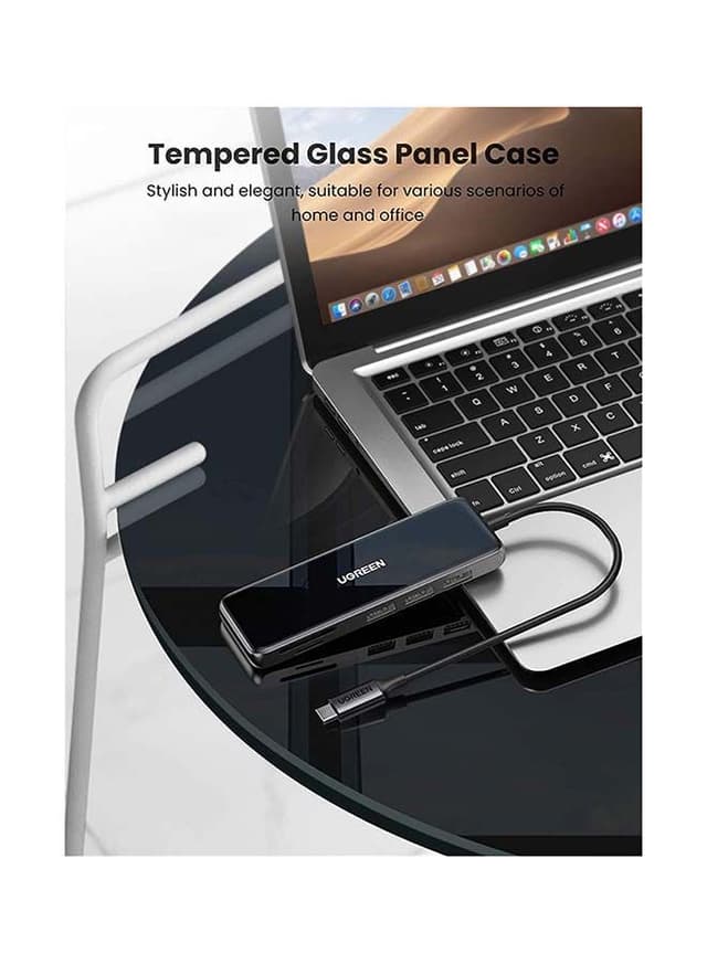 محول C Hub إلى اتش دي ام اي 6 In 1 Type C Hub To HDMI Adapter