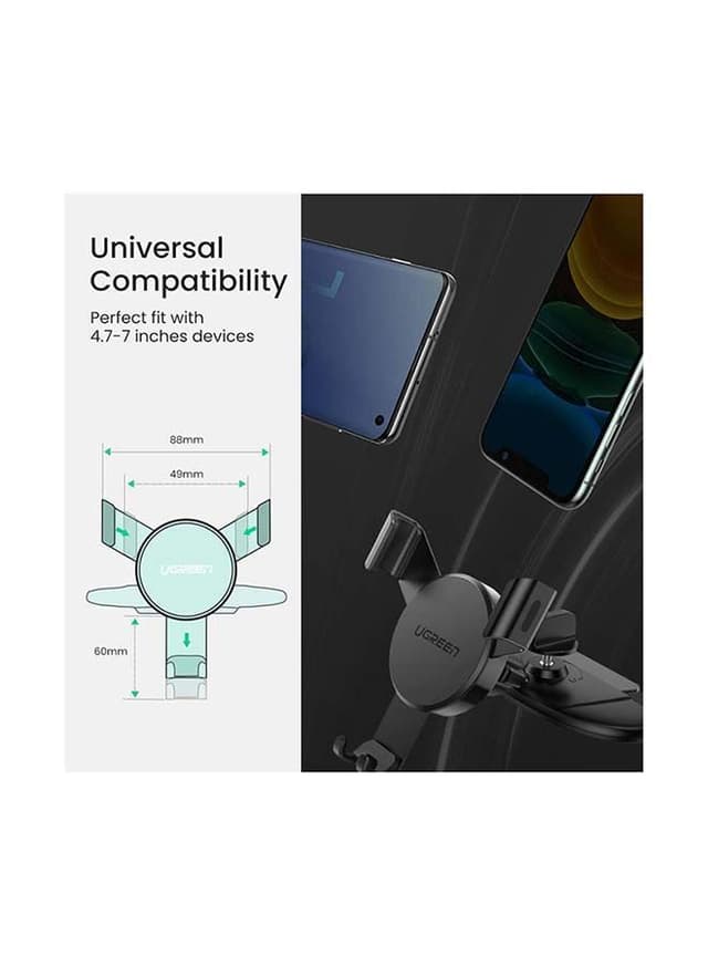 حامل جوال للسيارة - اسود UGREEN - CD Slot Car Phone Holder