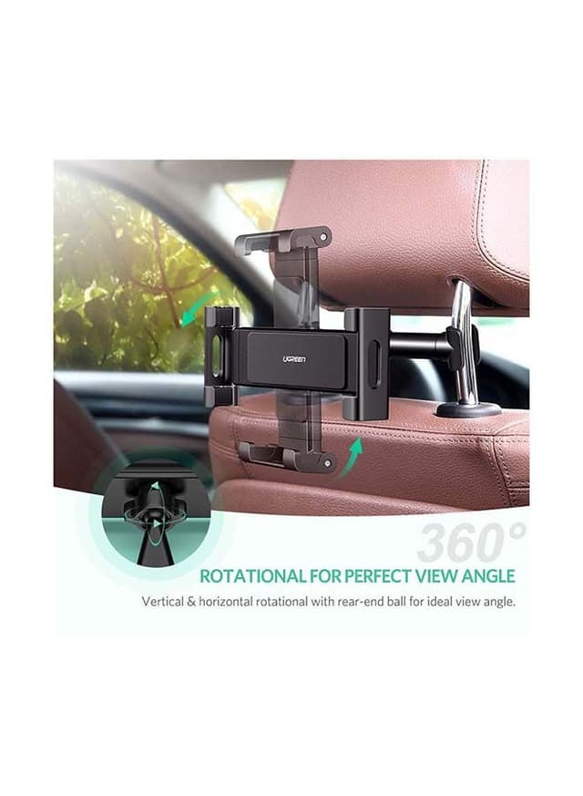 حامل ايباد للسيارة على ظهر المقعد الأمامي أسود يوجرين Ugreen Black On The Back Of The Front Seat IPad Holder For Car