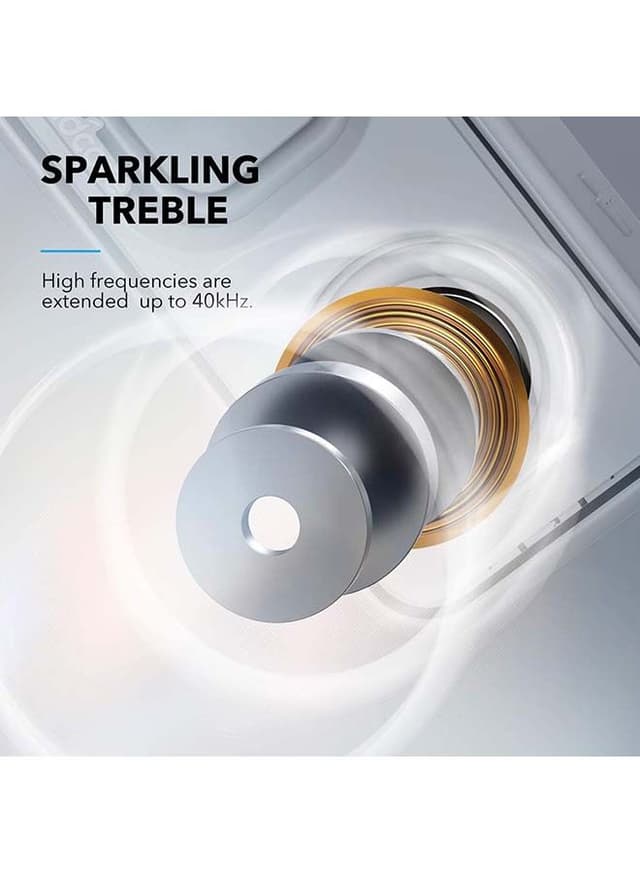 Soundcore Bluetooth Speaker with Stereo Sound, Pure Titanium Diaphragm Drivers, PartyCast Technology, BassUp, 24H Playtime, IPX7 Waterproof, App, Custom EQ, Home, Outdoor, Beach Black