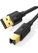 سلك طابعة سريع 1.5 متر أسود يوجرين UGREEN Black 1.5M Speed Printer Cable - SW1hZ2U6NTQzMzU3