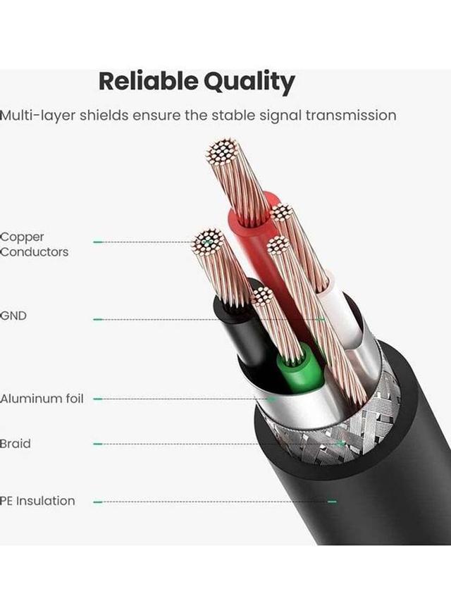 سلك طابعة سريع 1.5 متر أسود يوجرين UGREEN Black 1.5M Speed Printer Cable - SW1hZ2U6NTQzMzY1