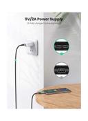 UGREEN Micro USB 3.0 Cable A Male to Micro B Cord Nylon Braided External Hard Drive Wire Compatible for Samsung Galaxy S5, Note 3, WD Camera, Hard Drive and More -2M black