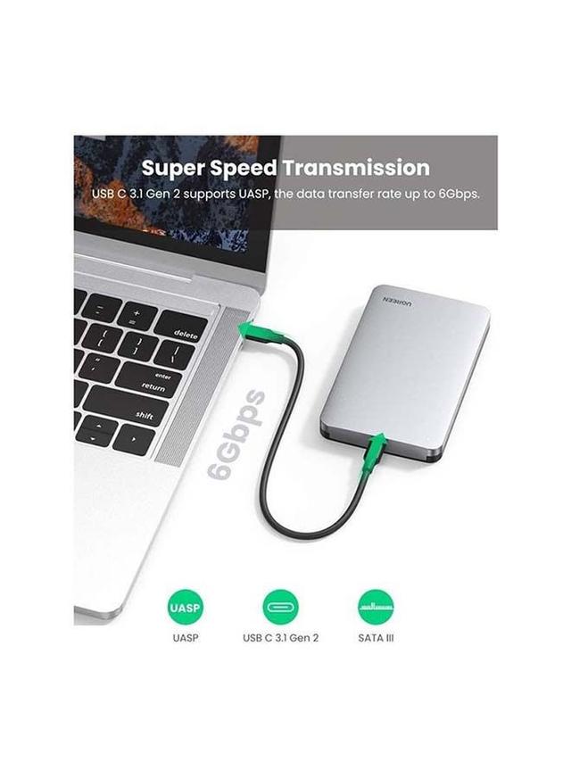 هارد ديسك خارجي 6 جيجابايت في الثانية فضي يوغرين UGREEN USB C Hard Drive Enclosure - SW1hZ2U6NTQ2OTM4