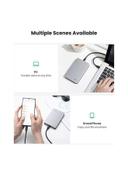 علبة هاردسك خارجي ساتا SSD و HDD تايب سي بسرعة 6 جيجابايت/الثانية يوغرين UGREEN USB C Hard Drive Enclosure