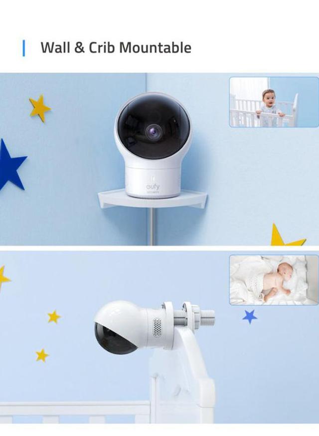 كاميرا مراقبة أطفال 720 بيكسل مع ملحقات يوفي eufy Baby Monitor With Accessories - SW1hZ2U6NTM5NDIz