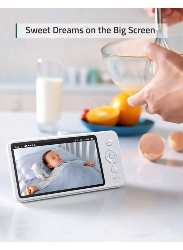 كاميرا مراقبة منزلية للأطفال 720 بكسل يوفي eufy baby Monitor Camera - 206730