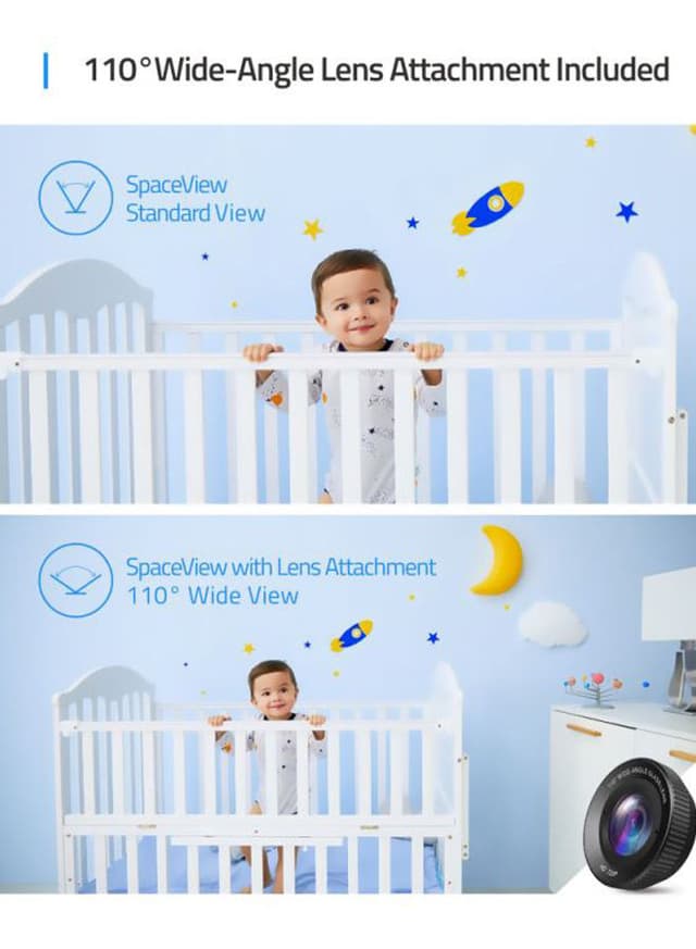 كاميرا مراقبة منزلية للأطفال 720 بكسل يوفي eufy baby Monitor Camera - 206736