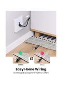 كيبل كات 7 , 1 متر - أسود UGREEN Ethernet Cable Cat7 High Speed Flat Gigabit RJ45 LAN Cable 10Gbps Shielded Internet Network