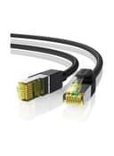 كيبل كات 7 - أسود UGREEN Ethernet Cable, Braided Cat 7 Gigabit Lan Network RJ45 Cord 10Gbps 600MHz High Speed Patch Wire F/FTP