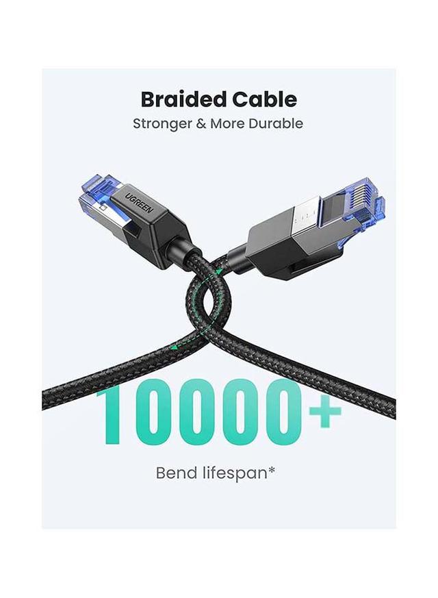 سلك ايثرنت كات 8 بسرعة 40 جيجابايت 2000 ميجا هرتز Ugreen 2000MHz Speed 40Gbps Cat8 Ethernet Cable