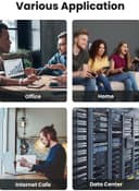 كيبل ايثرنت Cat 7 طول 2 متر متوافق مع ( الألعاب PS5 / PS4 / PS3 جهاز توجيه مودم الكمبيوتر المحمول PC-2M 2Pack ) Ethernet Cable Cat7 High Speed Flat Gigabit RJ45 LAN Cable 10Gbps Shielded Internet Network Patch Cord