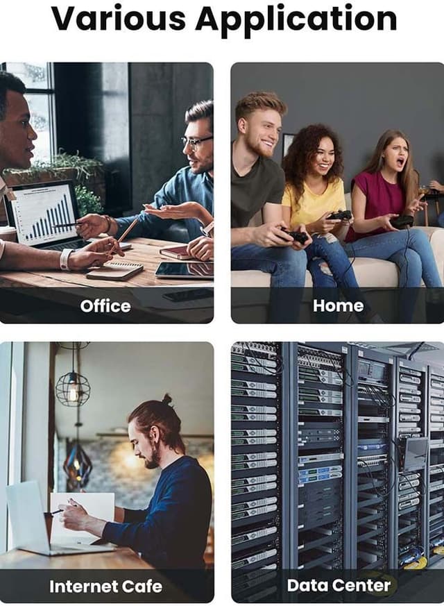 كيبل ايثرنت Cat 7 طول 2 متر متوافق مع ( الألعاب PS5 / PS4 / PS3 جهاز توجيه مودم الكمبيوتر المحمول PC-2M 2Pack ) Ethernet Cable Cat7 High Speed Flat Gigabit RJ45 LAN Cable 10Gbps Shielded Internet Network Patch Cord