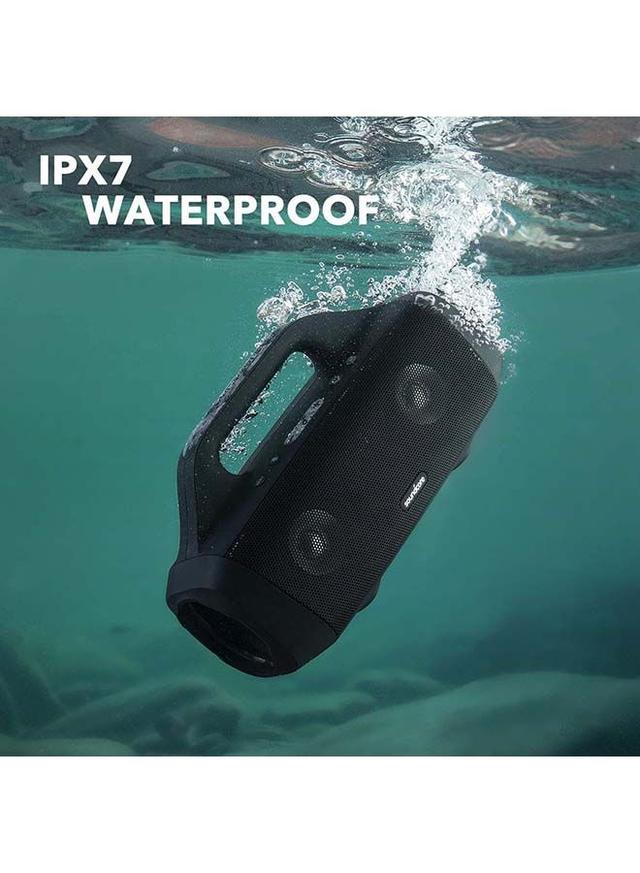Soundcore Motion Boom Outdoor Speaker with Titanium Drivers, BassUp Technology, IPX7 Waterproof, 24H Playtime, Soundcore App, Built-In Handle, Portable Bluetooth Speaker for Outdoors, Camping Black - SW1hZ2U6NTM4NDcx