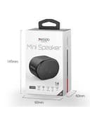 مكبر صوت لاسلكي صغير متعدد المنافذ أسود |  Yesido Mini Bluetooth Speaker Super Bass With Built In Aux