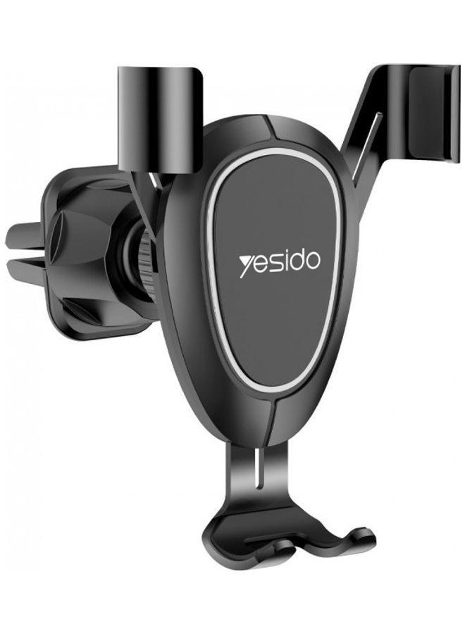 Yesido Gravity Air Outlet Car Holder Phone Mount Black