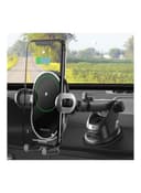 Yesido Wireless Car Mounted 10W Phone Holder Charger Black