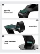 حامل جوال للسيارة - اسود UGREEN - Car Phone Clip Holder For iPhone 12/12 Pro 11 Pro Max XS XR 8 7 SE Samsung S20 S10 A71 A21s Huawei P40 P30 Nokia OnePlus