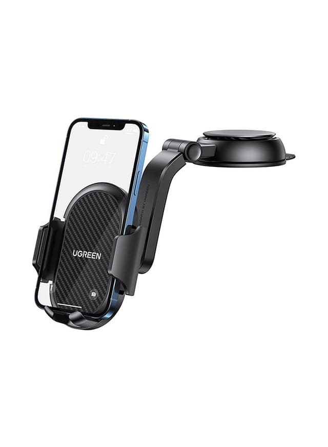 UGREEN Car Phone Holder Dashboard Phone Holder 360 Degrees Rotatable Car Phone Stand Mobile Stand for iPhone 13 Pro Pro Max Mini Galaxy Huawei and all 4.7-7.2'' Phone Black