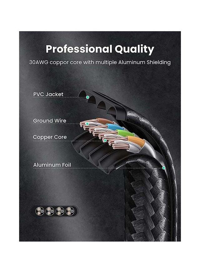 كيبل ايثرنت كات 7 بطول 1 متر UGreen Ethernet Cable Cat7