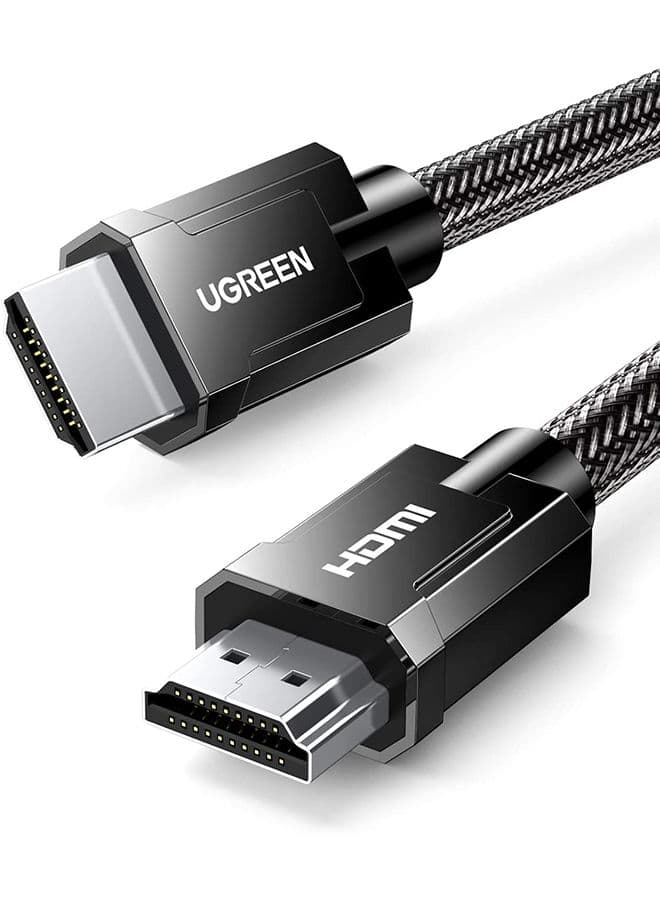 كابل hdmi ( بدقة 4K ، طول 3 متر  ) - اسود UGREEN -  HDMI Cable Ultra High-Speed Cord 48 Gbps