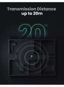 UGREEN USB Bluetooth Adapter 5.0 Transmitter Audio Receiver PC Desktop Laptop Computer Internet function Connected to Mobile Phone Wireless Headset Audio Mouse Keyboard Grey