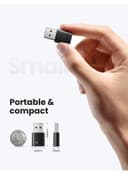 UGREEN USB Bluetooth Adapter 5.0 Transmitter Audio Receiver PC Desktop Laptop Computer Internet function Connected to Mobile Phone Wireless Headset Audio Mouse Keyboard Grey