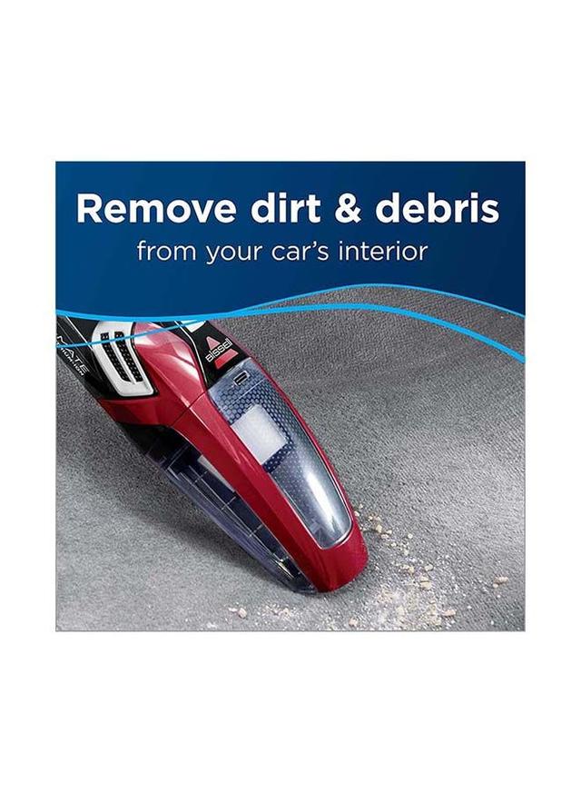مكنسة كهربائية لاسلكية محمولة 0.65 لتر 80 واط بطارية ليثيوم أسود بيسيل Bissell Black Lithium-Ion Battery 0.6 L 80 W Cordless Handheld Vacuum Cleaner