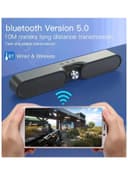 Yesido Speaker Soundbar With Mic YSW-05 Black