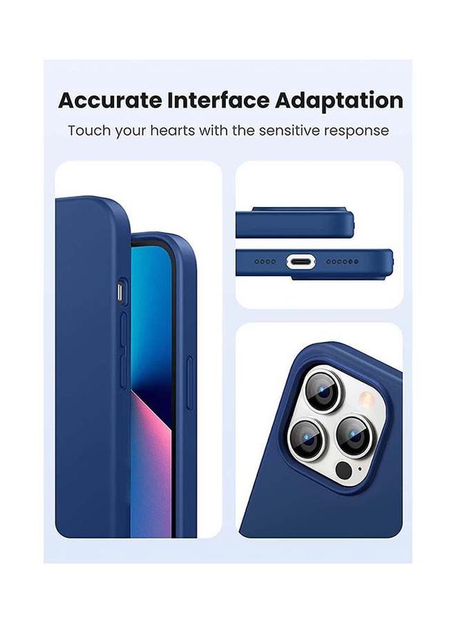 كفر ايفون ( 6.7" ) - ازرق UGREEN - Silicone Protective Case Compatible with iPhone 13 Pro Max - SW1hZ2U6NTQ2Njg1