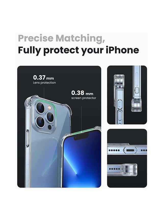 UGREEN Clear Case Compatible with iPhone 13 Pro Transparent Cover TPU Protective Case with 4 Corners Bumper Shockproof Soft Scratch-Resistant Anti-Drop Slim Thin Crystal Case for iPhone 13 Pro 6.1Inch Transparent - SW1hZ2U6NTQ1ODAy