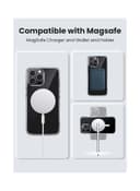 UGREEN Magsafe iPhone Case Compatible with iPhone 13 Pro Max 6.7 Inch Magnetic Case Clear Case with Shock Absorption Anti Scratch TPU Precise Cutouts Crystal Magnetic Cover for iPhone 13 Pro Max Transparent - 208950