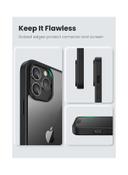 UGREEN iPhone Protective Case Compatible for iPhone 13 Pro Clear Case with Shock Absorption Anti Scratch TPU Precise Cutouts and Slim Fit iPhone 13 Pro Crystal Case iPhone 13 Pro Black Cover 6.1 inch Black - SW1hZ2U6NTQyNDc1